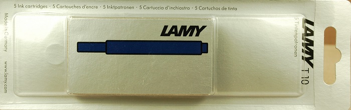 Ink: LT10BLBK: Lamy: Ink Cartridge--Blue/Black