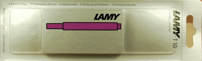 Ink: LT10PR: Lamy: Ink Cartridge--Purple