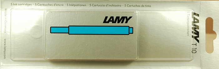 Ink: LT10TURQ: Lamy: Ink Cartridge--Turquoise