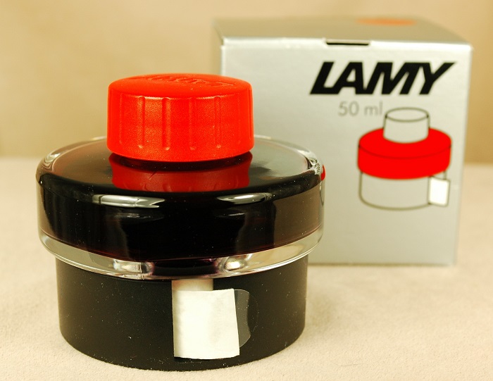 Ink: LT52RD: Lamy: 50ml Ink Bottle--Red