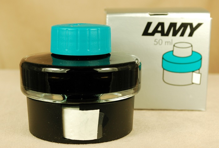 Ink: LT52TURQ: Lamy: 50ml Ink Bottle--Turquoise