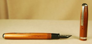 We sell more vintage Esterbrook pens than any other brand. These copper-colored Esterbrooks are my personal favorite of the options available, but our most popular colors are blue, grey and black.