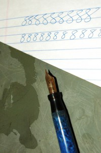 Learn how to fix a scratchy nib with only a little water and some ultra-fine grit sandpaper.