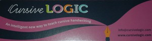 Cursive Logic is a new way to help teach kids how to write in cursive, when it is no longer being taught in many schools!