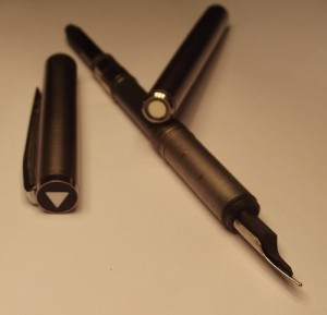 For a brief period in the 1970s, Mont Blanc changed its logo in the Saudi Arabian market to a white triangle, as seen in this photo of a Noblesse.