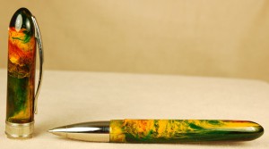 We have a colorful Visconti Van Gogh rollerball pen for sale, if you want a pen similar to Hector's.